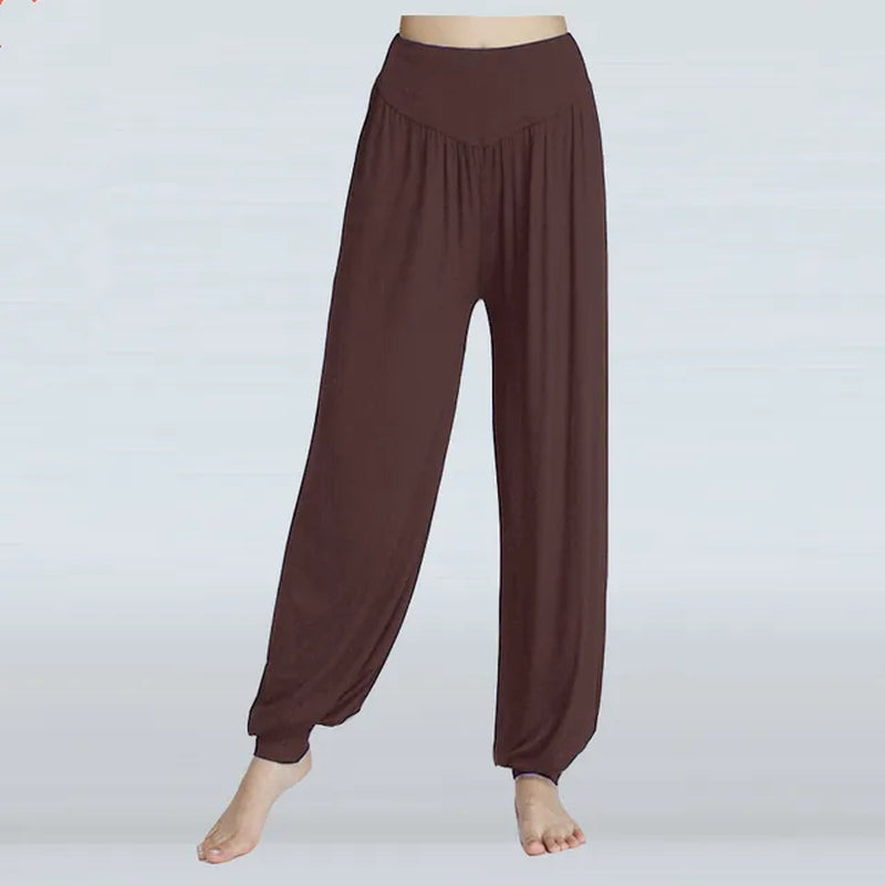 Dance Pants for Women, Loose Feet Dance Wide Leg, Leotards Latin Practice Long, Pants Soft Home Pants