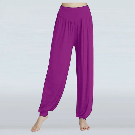 Dance Pants for Women, Loose Feet Dance Wide Leg, Leotards Latin Practice Long, Pants Soft Home Pants