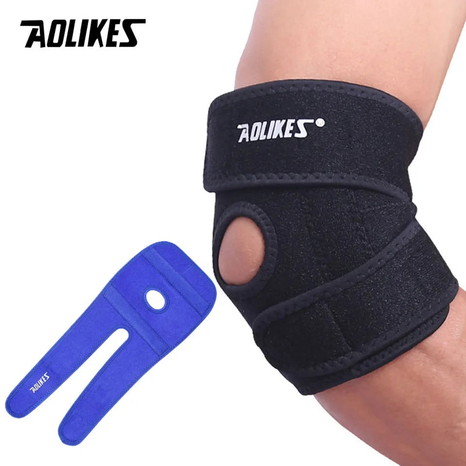  Adjustable Tennis Elbow Support Brace, Great for Sprained Elbows, Tendonitis, Arthritis, Basketball