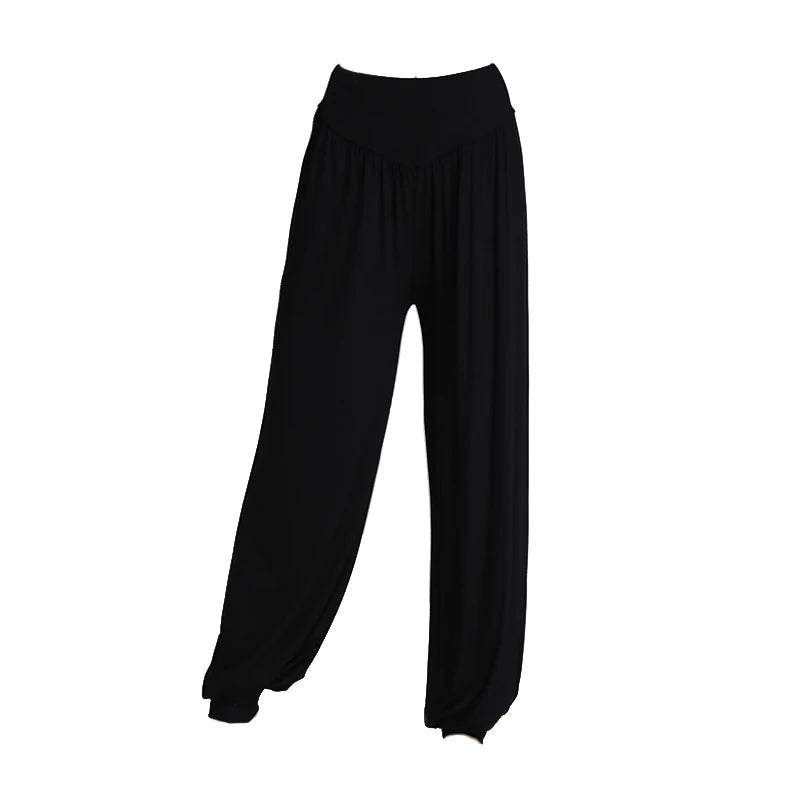 Dance Pants for Women, Loose Feet Dance Wide Leg, Leotards Latin Practice Long, Pants Soft Home Pants