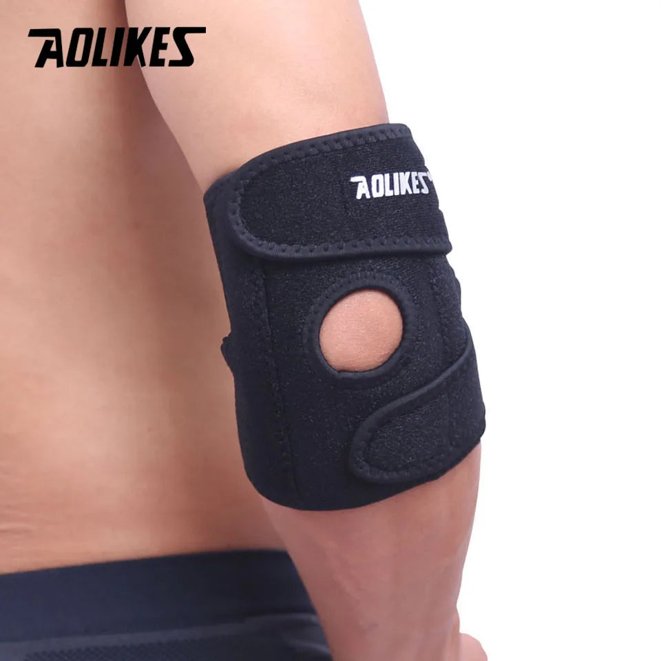  Adjustable Tennis Elbow Support Brace, Great for Sprained Elbows, Tendonitis, Arthritis, Basketball