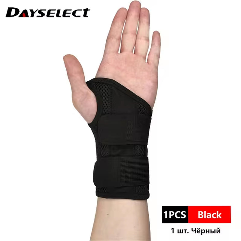 Fitness Thumb Wrist Brace Wraps Carpal Tunnel Arthritis Tendonitis Sprain Wrist Support Bandage Gym Home Sports Hand Protector