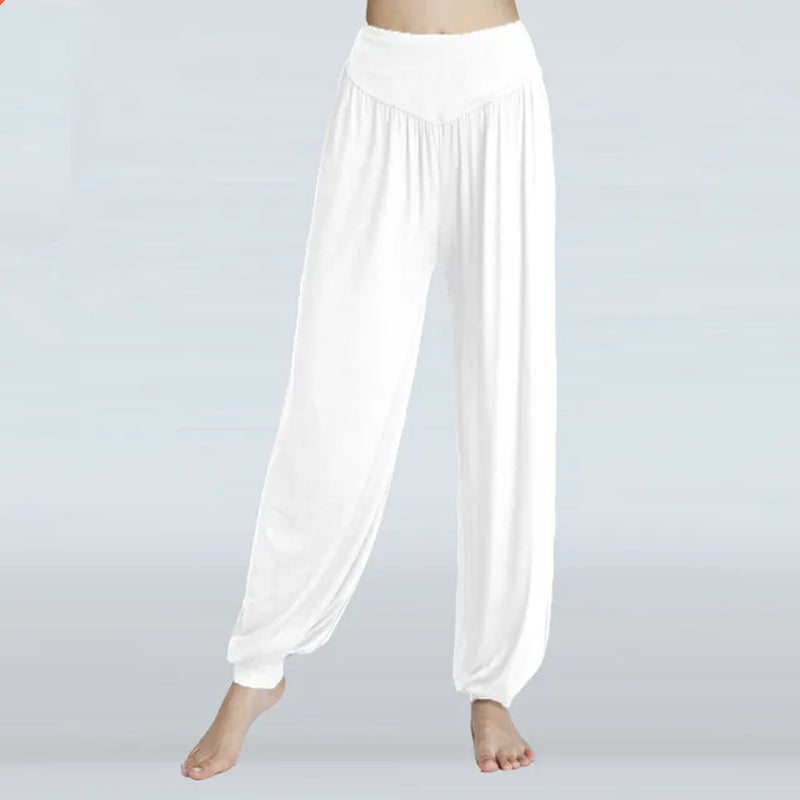 Dance Pants for Women, Loose Feet Dance Wide Leg, Leotards Latin Practice Long, Pants Soft Home Pants