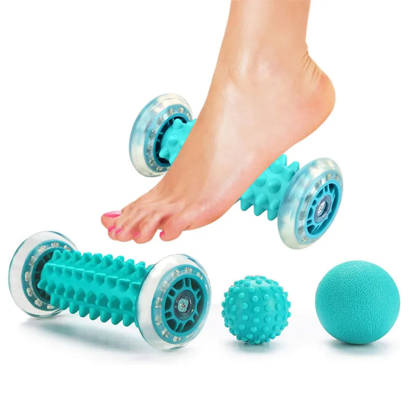 Foot Massager Massage Roller Balls Kit Yoga Sport Fitness Ball for Hand Leg Back Pain Therapy Deep Tissue Trigger Point Recovery