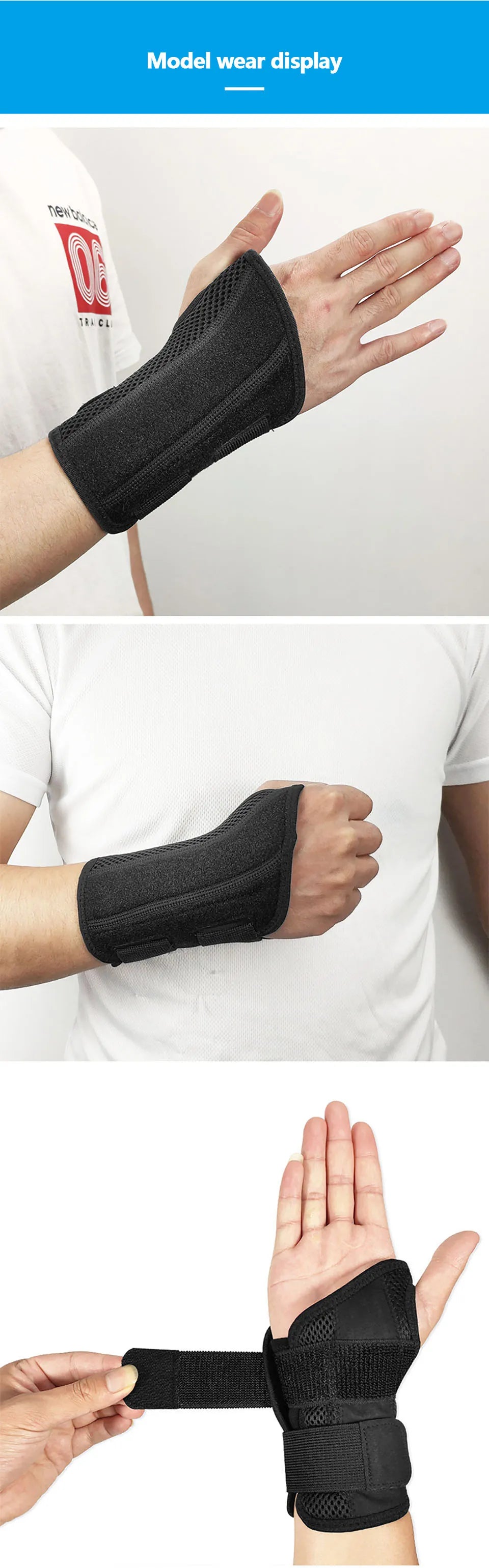 Fitness Thumb Wrist Brace Wrap