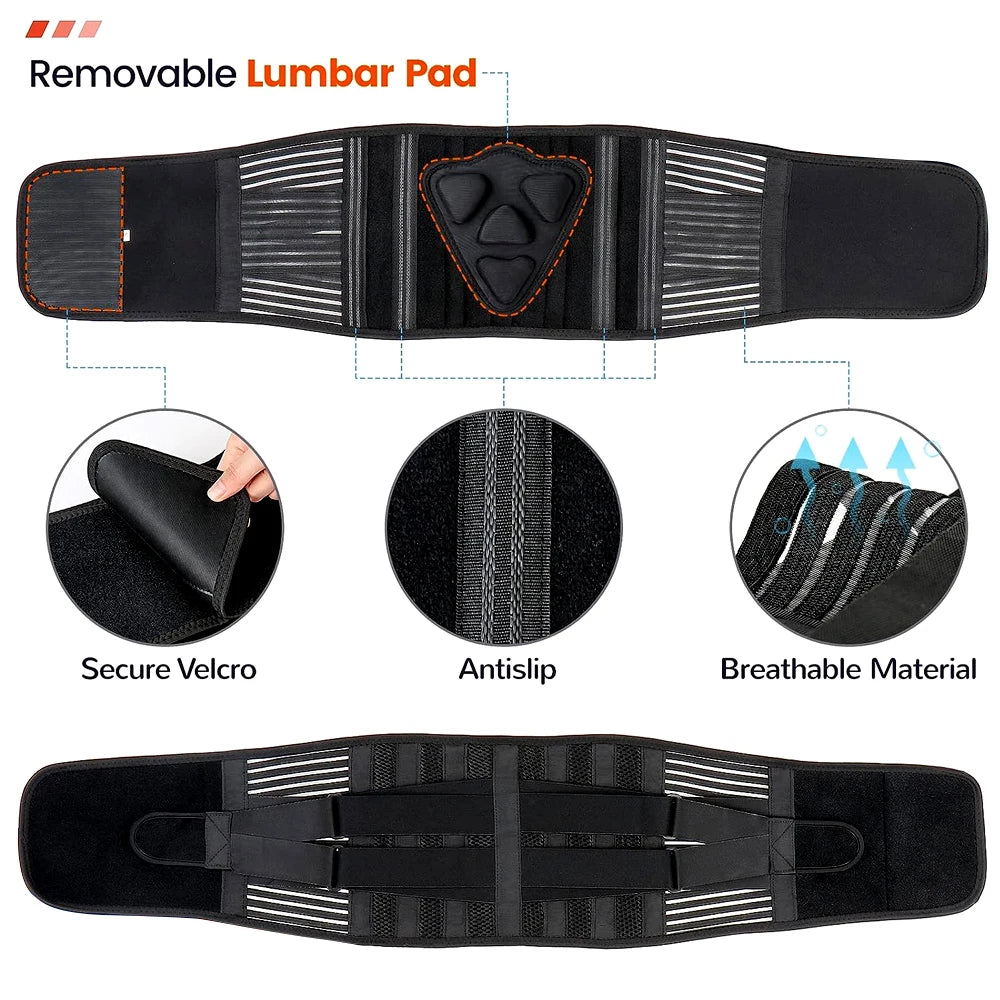 Lumbar Support Back Brace for Lower Back