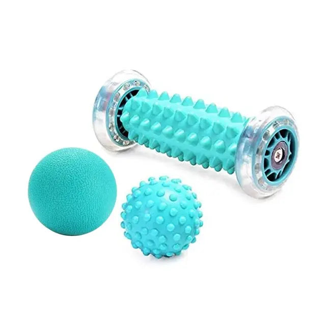 Foot Massager Massage Roller Balls Kit Yoga Sport Fitness Ball for Hand Leg Back Pain Therapy Deep Tissue Trigger Point Recovery