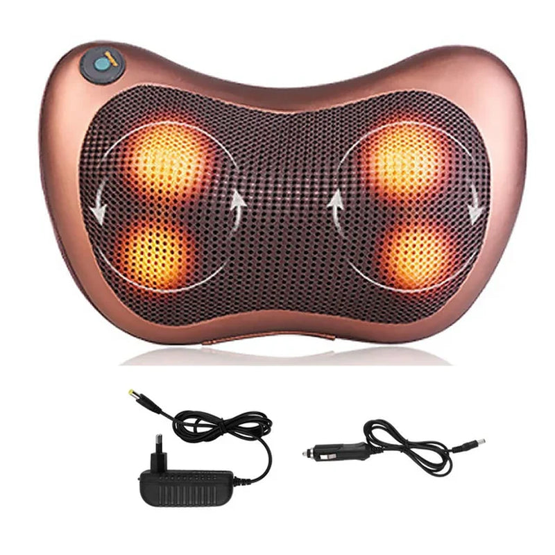 Heating Neck Massage Pillow Shiatsu for Cars Travel