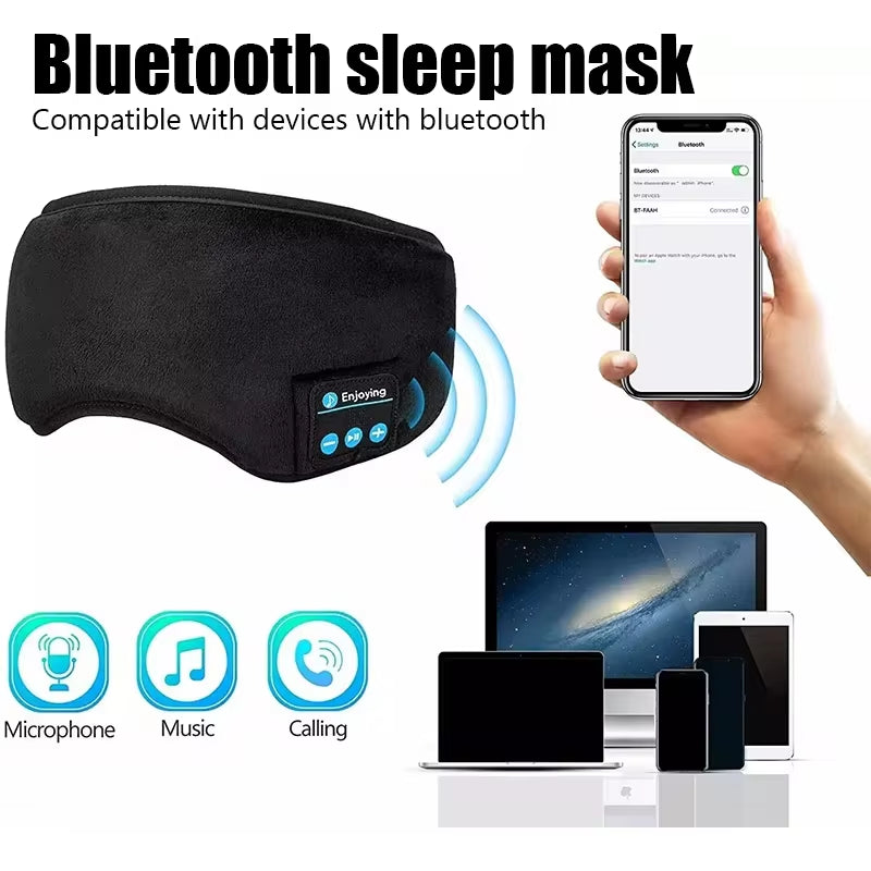 Bluetooth Sleeping Headphones, Eye Mask Sleep Headphones