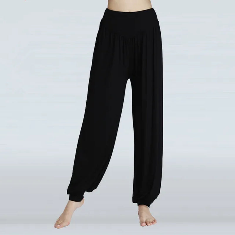 Dance Pants for Women, Loose Feet Dance Wide Leg, Leotards Latin Practice Long, Pants Soft Home Pants