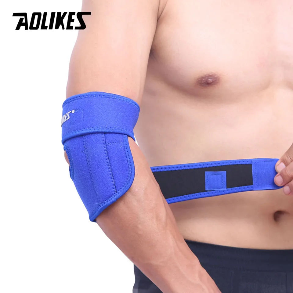  Adjustable Tennis Elbow Support Brace, Great for Sprained Elbows, Tendonitis, Arthritis, Basketball