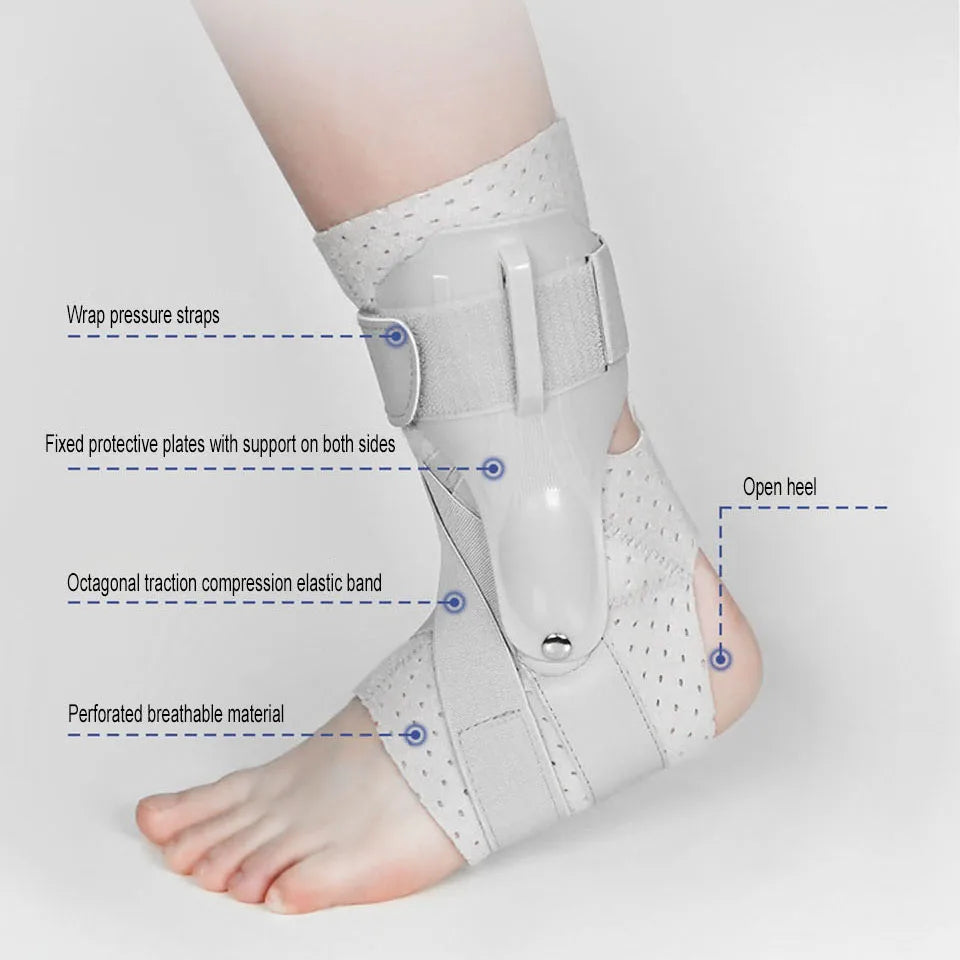 1PCS Ankle Brace for Sprained Ankle, Ankle Support Brace with Side Stabilizers for Men & Women, Ankle Splint Stabilizer