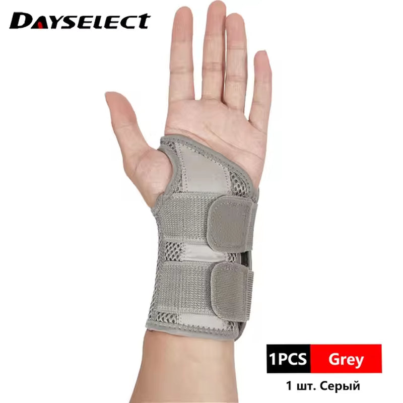 Fitness Thumb Wrist Brace Wraps Carpal Tunnel Arthritis Tendonitis Sprain Wrist Support Bandage Gym Home Sports Hand Protector